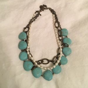 Premier Designs Mixed Texture Double Necklace