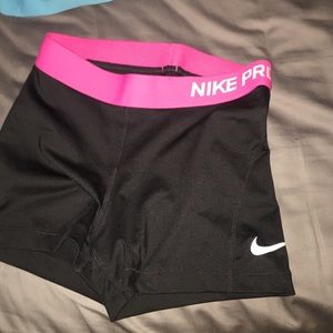 Nike pro running shorts