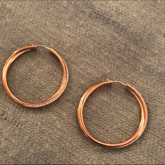 Michael Kors hoop earrings