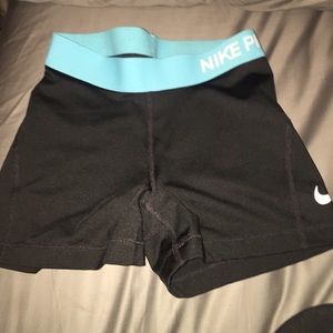 blue band Nike pro spandex
