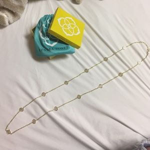 Kendra Scott long gold necklace