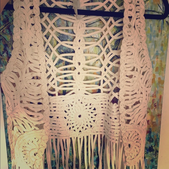 Free people Crochet vest