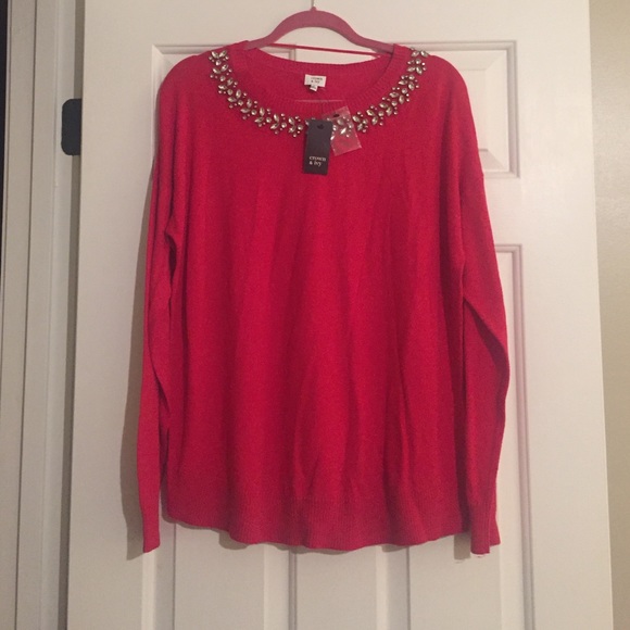 Crown & Ivy red sweater