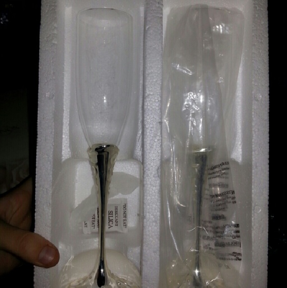 Lenox champagne glasses
