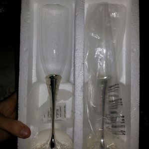 Lenox champagne glasses