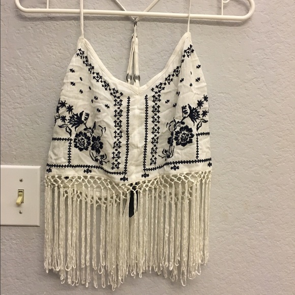 HOLLISTER CROP  FRING TANK perfect for a festive