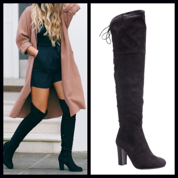 1 SIZE 11 LEFT⭐️5⭐️Vegan Over the Knee Boot - Picture 4 of 4