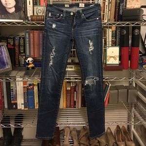 Adriano Goldschmied Stevie Ankle distressed jeans