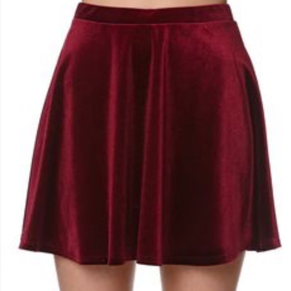 American Apparel Velvet Skirt