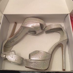 Silver shoes