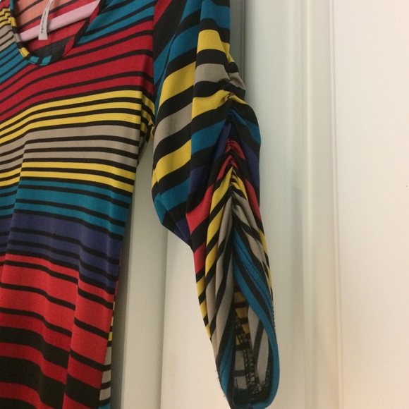 Multi Colored Bodycon Mini - Picture 2 of 3