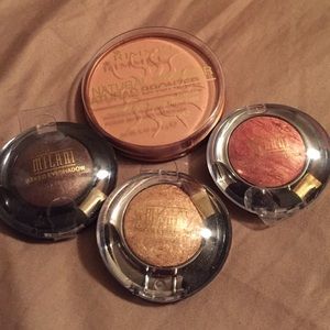 3 Milani Baked Eyeshadows & Rimmel Natural Bronzer