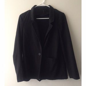H&M Solid Black Blazer