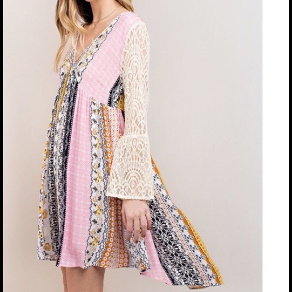 🇺🇸💥SALE💥🇺🇸 Lace Peasant Dress - Picture 6 of 7