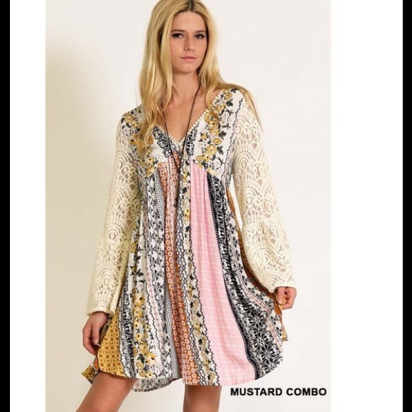 🇺🇸💥SALE💥🇺🇸 Lace Peasant Dress - Picture 3 of 7