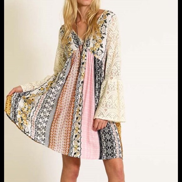 🇺🇸💥SALE💥🇺🇸 Lace Peasant Dress - Picture 4 of 7