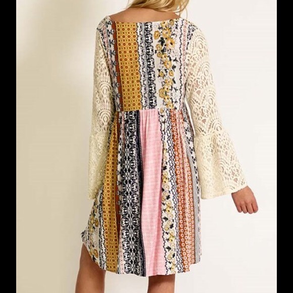🇺🇸💥SALE💥🇺🇸 Lace Peasant Dress - Picture 5 of 7