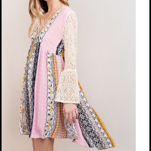 🇺🇸💥SALE💥🇺🇸 Lace Peasant Dress - Picture 6 of 7