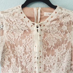 F21 Lace Up Mini Dress