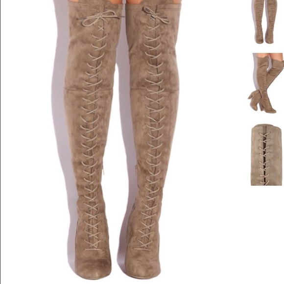 Lola shoetique "Top Secret" thigh high boots