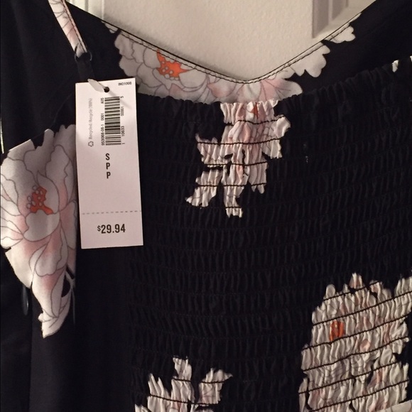 Black and White Floral Sundress - Picture 2 of 4