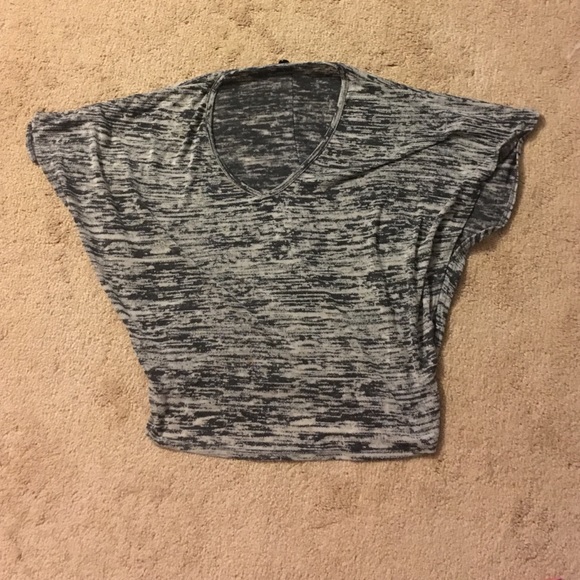 Light and dark grey top