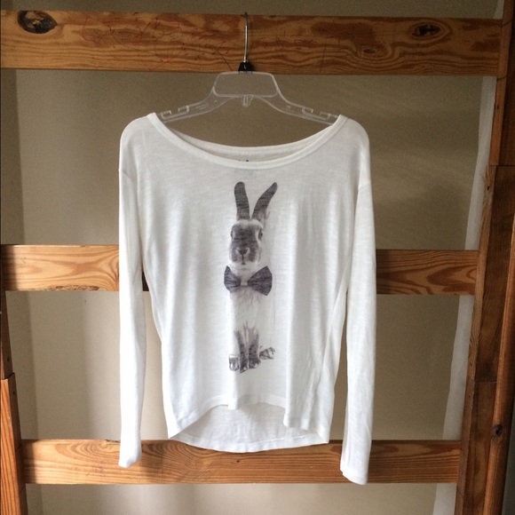New White Bunny Sweater