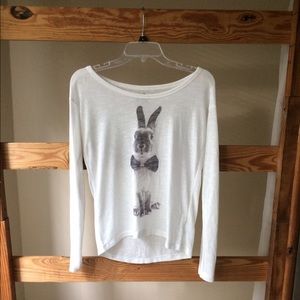 New White Bunny Sweater