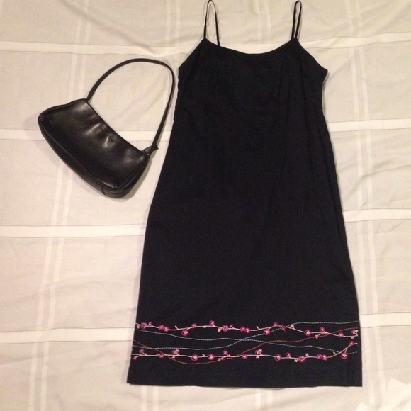 Mossimo black strapless dress, Size 8.