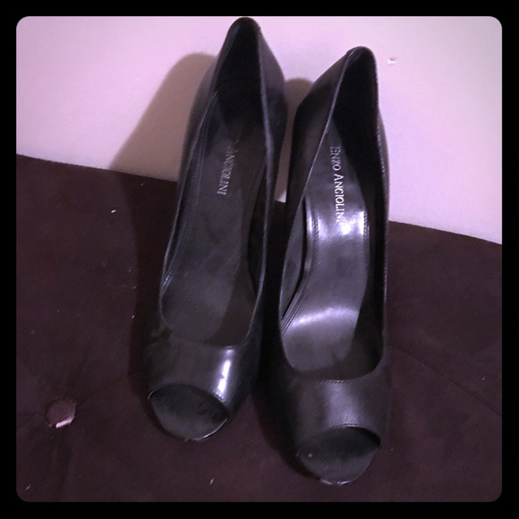 Enzo Angiolini Peep Toe Pump