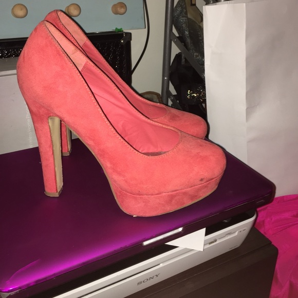 JUSTFAB pink pumps size 8.5