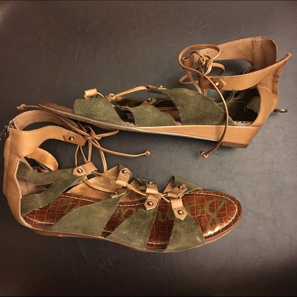 Sam Edelman suede gladiator sandals - Picture 2 of 4