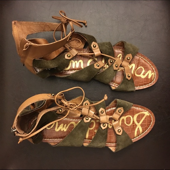 Sam Edelman suede gladiator sandals - Picture 3 of 4