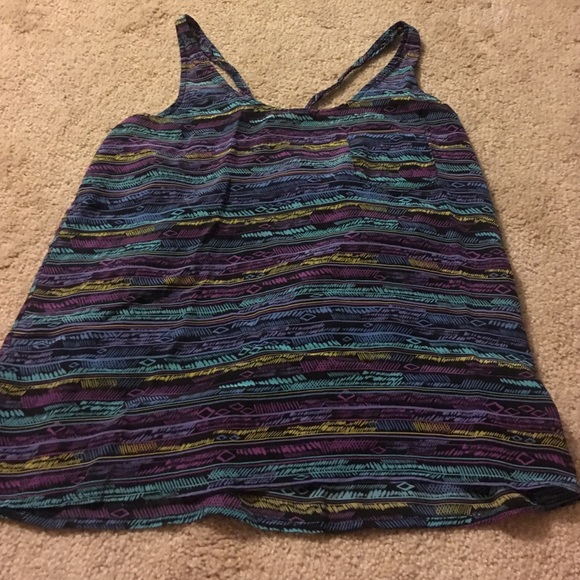 Tribal patterned tank