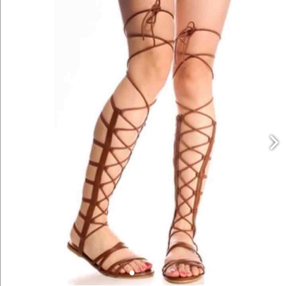 👡NEVER WORN LACE UP GLADIATOR SANDALS👡