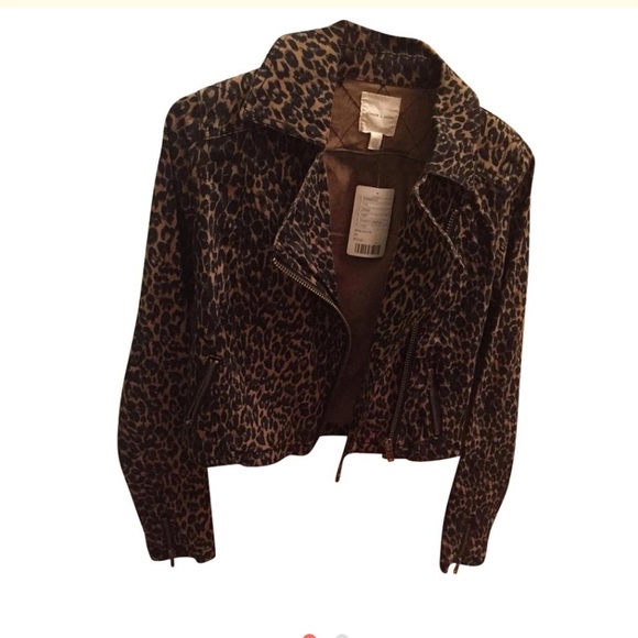 Leopard Moto jacket