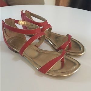 Red Enzo Sandals