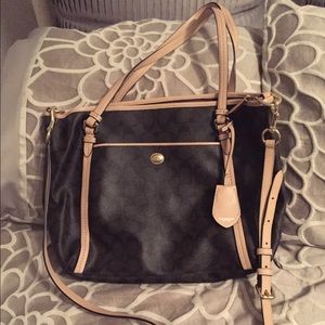 Coach Patent Leather Tote/Crossbody