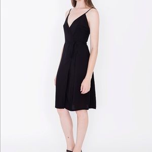 NWT AA Black Wrap Dress