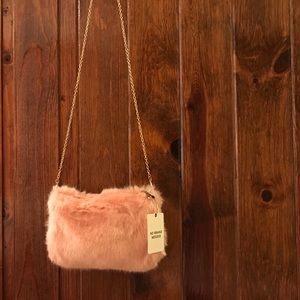 Pink crossbody purse