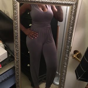 Grey Jumpsuit!!