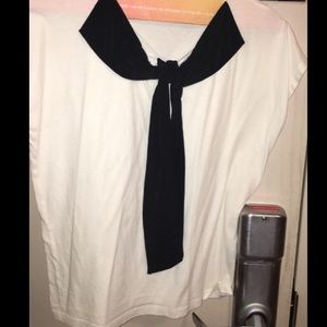 Madewell Hi-Line tshirt with cute collar!