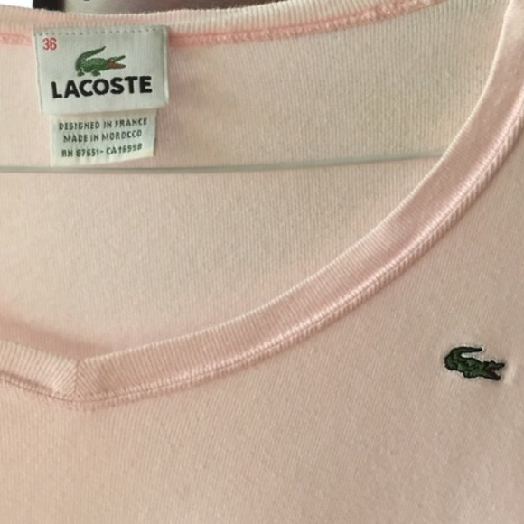 Lacoste long sleeve shirt size 36/XS/S