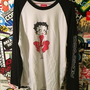 Supreme Raglan Top Betty Boop.