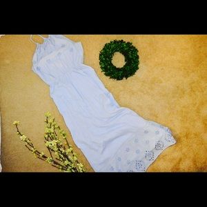 Blue Floral Maxi Dress