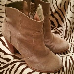Joie "Dalton" Suede Zip Booties