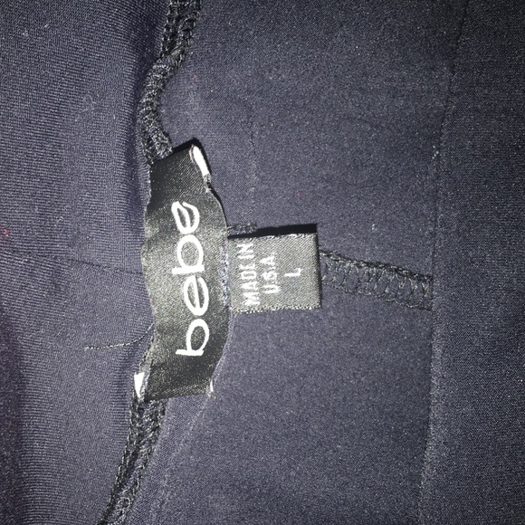 Black peplum stretch skirt - Picture 2 of 2