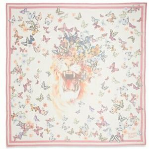 Alexander McQueen "Butterfly Roar" Scarf NWOT