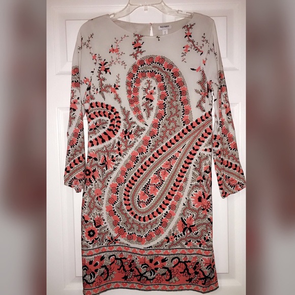 Old Navy Paisley Print Shift Dress