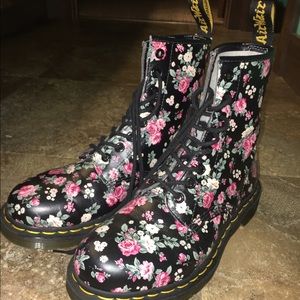 Floral Dr. Martens
